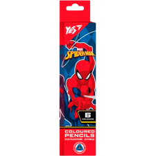 Олівці кольорові YES 6 кольорів Marvel.Spiderman mini slide 1