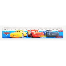 Лінійка Cars 15 см mini slide 1