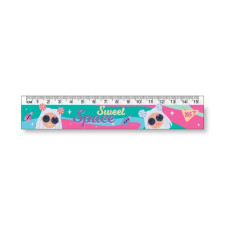 Лінійка 15см YES Cosmic girl mini slide 1