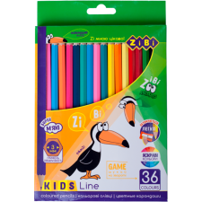 Олівці кольорові ZiBi KIDS Line 36 кольорів mini slide 1