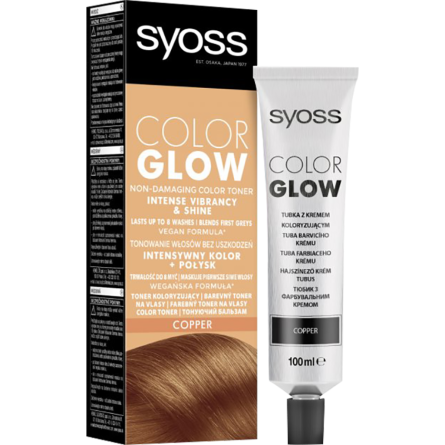 Тонировочный бальзам SYOSS Color Glow для волос без аммиака Медный 100 мл