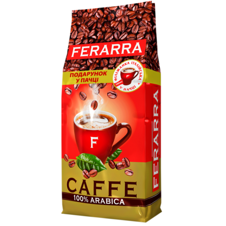 Кава Ferarra Caffe 100% Arabica натуральна смажена в зернах 1000 г