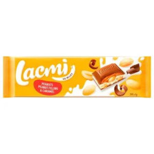 Шоколад Roshen Lacmi молочний з арахісом та карамельно арахісовою начинкою 295 г mini slide 1