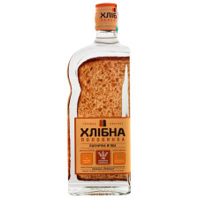 Горілка Хлібна Половинка пшенична м'яка 37,5% 0,45л mini slide 1