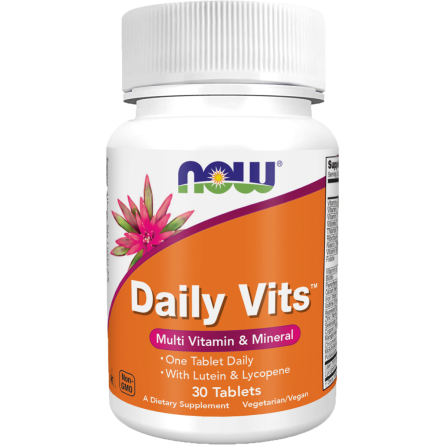 Мультивитаминный комплекс Now Foods Daily Vits Multi в таблетках №30 slide 1