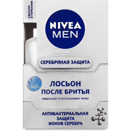 Лосьон после бритья Nivea Men Серебряная защита с ионами серебра 100 мл