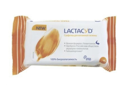 Салфетки Lactacyd для интимной гигиены 15 шт