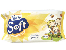 Салфетки влажные Varto Soft для всей семьи 60 шт. mini slide 1