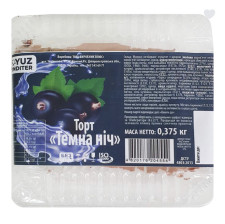 Торт Союз-Кондитер Темна ніч 375 г mini slide 1