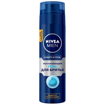 Увлажняющий гель для бритья Nivea Men с алоэ вера и провитамином В5 200 мл