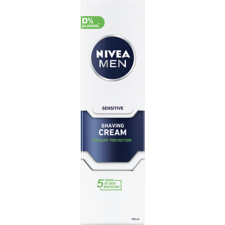 Крем для гоління Nivea Men Sensitive для чутливої ​​шкіри 100 мл