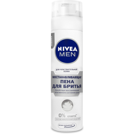 Восстановительная пенка для бритья Nivea Men для чувствительной кожи с экстрактом ромашки 200 мл