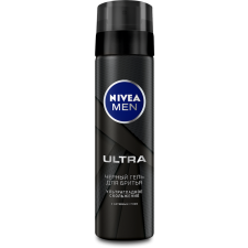 Черный Гель для бритья Nivea Men Ultra с активированным углем 200 мл mini slide 1