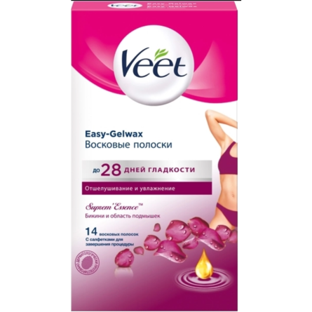 Полоски восковые Veet для депиляции тела 14 шт