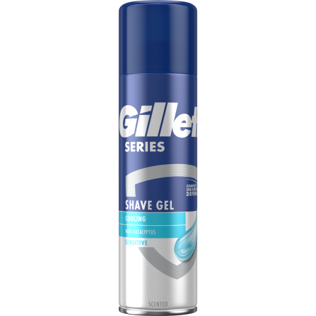 Гель для бритья Gillette Series Охлаждающий с эвкалиптом 200 мл