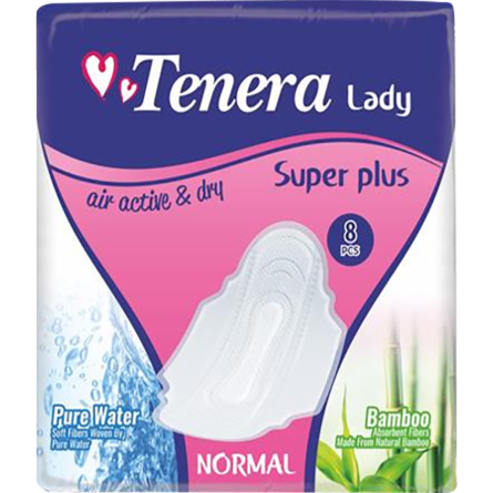 Прокладки Tenera lady normal женские гигиенические 8 шт.