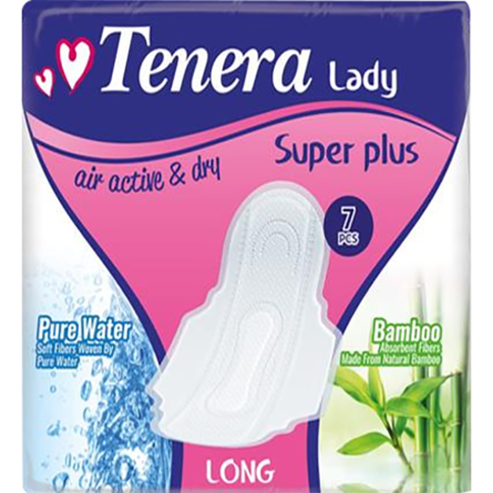 Прокладки Tenera lady long женские гигиенические 7 шт