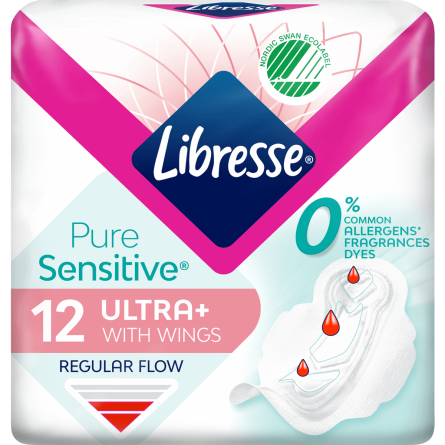 Прокладки Libresse Pure Sensitive Ultra+ Нормал 12шт slide 1