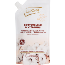 Мыло жидкое Luksja Cotton Milk Vitamins 400 мл mini slide 1