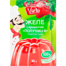 Желе Varto с ароматом Клубника 90 г mini slide 1