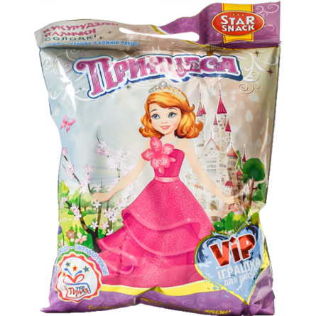 Палички кукурудзяні Starsnack Принцеси з іграшкою 100 г