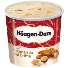 Морозиво Haagen-Dazs Ванільне з хрусткими горіхами макадамія 95 мл mini slide 1