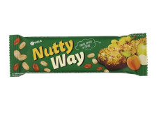 Батончик-мюсли Vale Nutty Way с орехами и фруктами частично глазированный 40 г mini slide 1