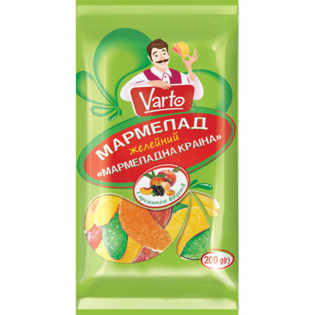 Мармелад Varto Мармеладная страна с ароматом фруктов 200г