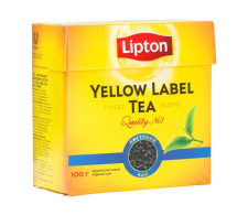 Чай Lipton Yellow Label чорний 100 г mini slide 1