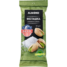 Фісташка Almond смажена солена 50 г mini slide 1