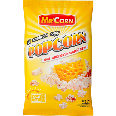 Попкорн MrCorn зі смаком сиру 90 г slide 1
