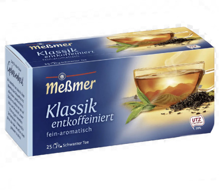 Чай Messmer чорний у пакетиках без кофеїну 25х1,75 г slide 1