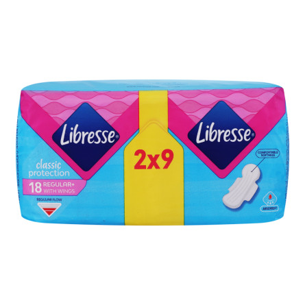 Прокладки Libresse Classic Protection Long+ гигиенические 18 шт