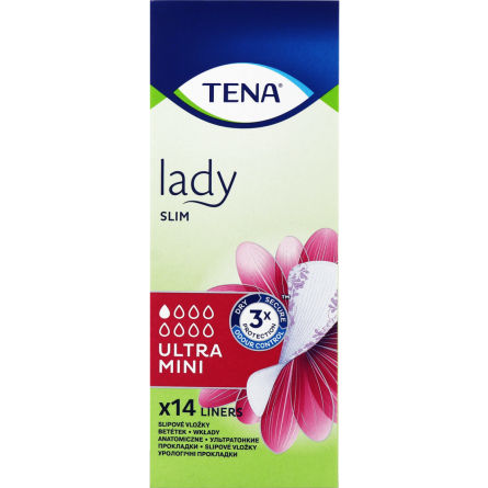 Прокладки урологические Tena Lady Slim Ultra Mini 14 шт.