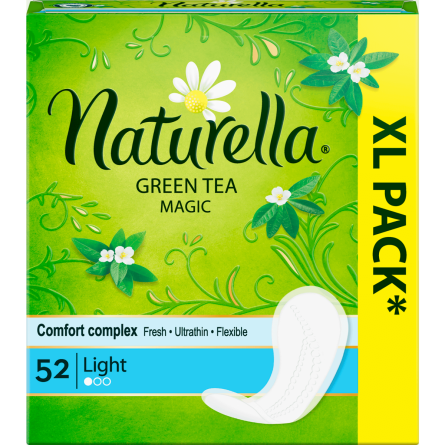 Прокладки ежедневные Naturella Green Tea Magic Light comfort complex 52 шт