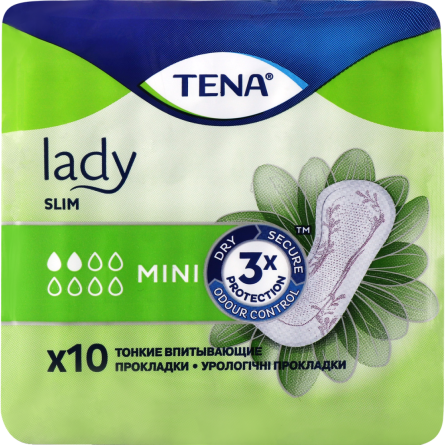 Прокладки урологічні Tena Lady Slim Mini 10 шт.