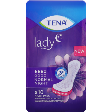 Прокладки урологічні Tena Lady Normal Night 10 шт.