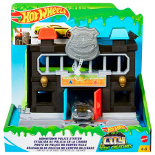 Ігровий набір Hot Wheels Втеча з поліцейського відділку mini slide 1