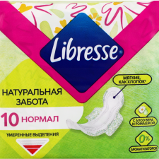 Прокладки гігієнічні Libresse Natural Care Normal 10 шт. mini slide 1