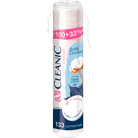 Диски ватні Cleanic Soft&Comfort 100+33 шт