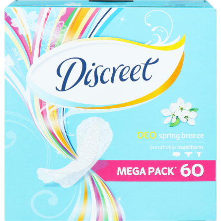 Прокладки щоденні Discreet Deo Spring Breeze 60 шт.