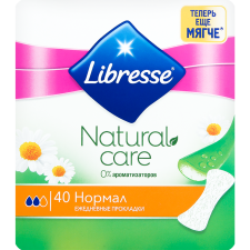 Прокладки щоденні Libresse Natural Care Normal плюс 40 шт. mini slide 1