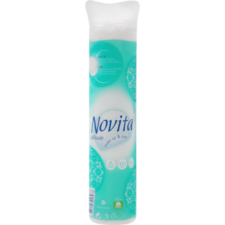 Ватні диски Novita Delicate косметичні 100 шт.