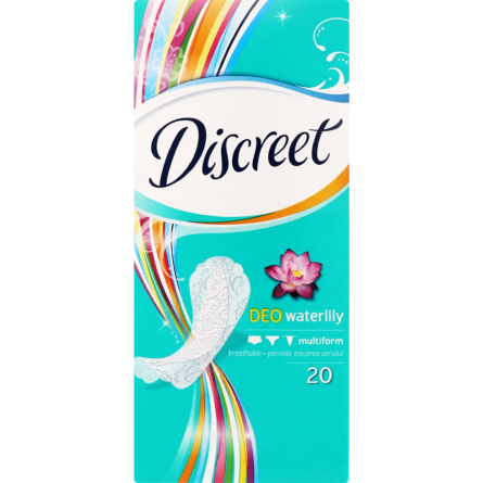 Прокладки щоденні Discreet Deo Waterlily 20 шт.