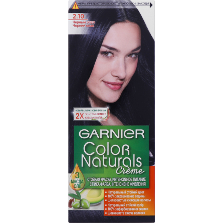 Крем-краска для волос Garnier Color Naturals 2.10 черный опал slide 1