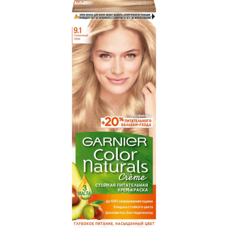 Крем-краска для волос Garnier Color Naturals 9.1 солнечный пляж