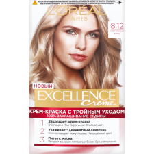 Крем-фарба для волосся L'Oreal Paris Excellence Creme 8.12 Містичний блонд mini slide 1