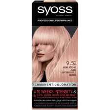 Крем-фарба для волосся Syoss Permanent Coloration Пастельно-Рожевий блонд №9-52 mini slide 1