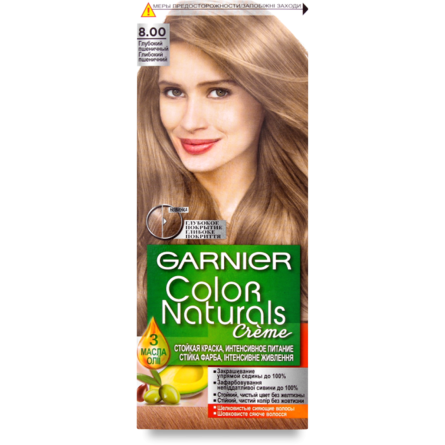 Краска для волос Garnier Color Naturals №8.00 глубокий пшеничный