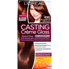 Фарба для волосся L'oreal Casting Creme Gloss Шоколадне Праліне 635 48 мл mini slide 1